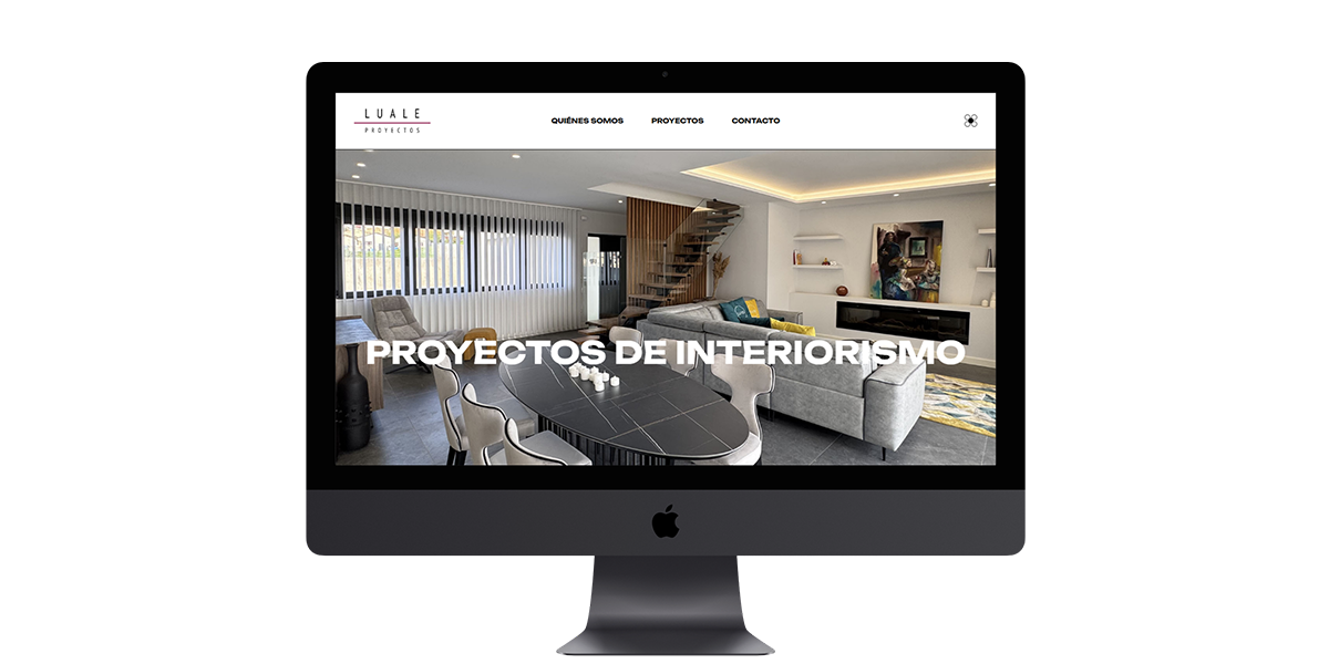 Diseño Web para Luale Proyectos