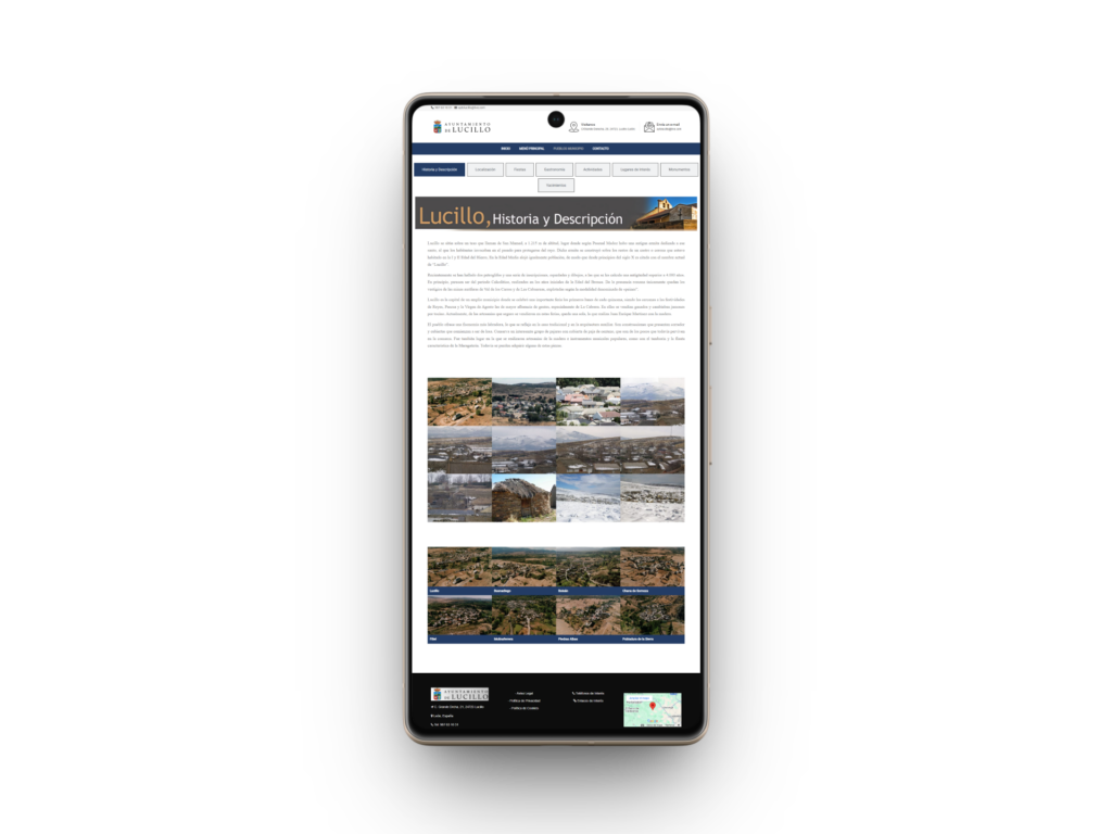 diseño web ayuntamiento responsive