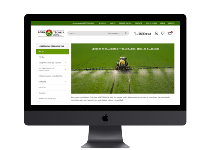 Diseño web Agrotecnica 2000