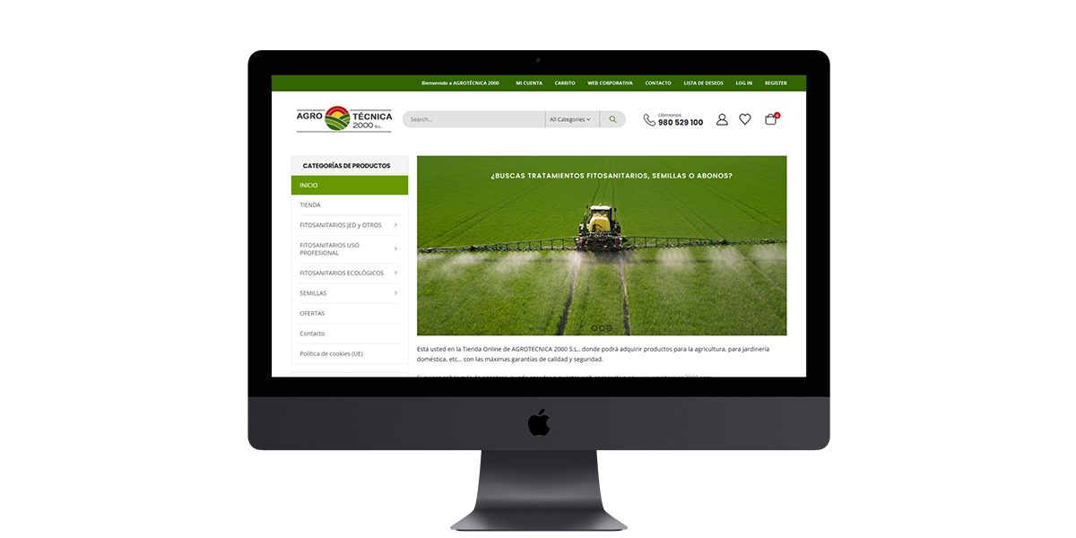 Diseño web Agrotecnica 2000
