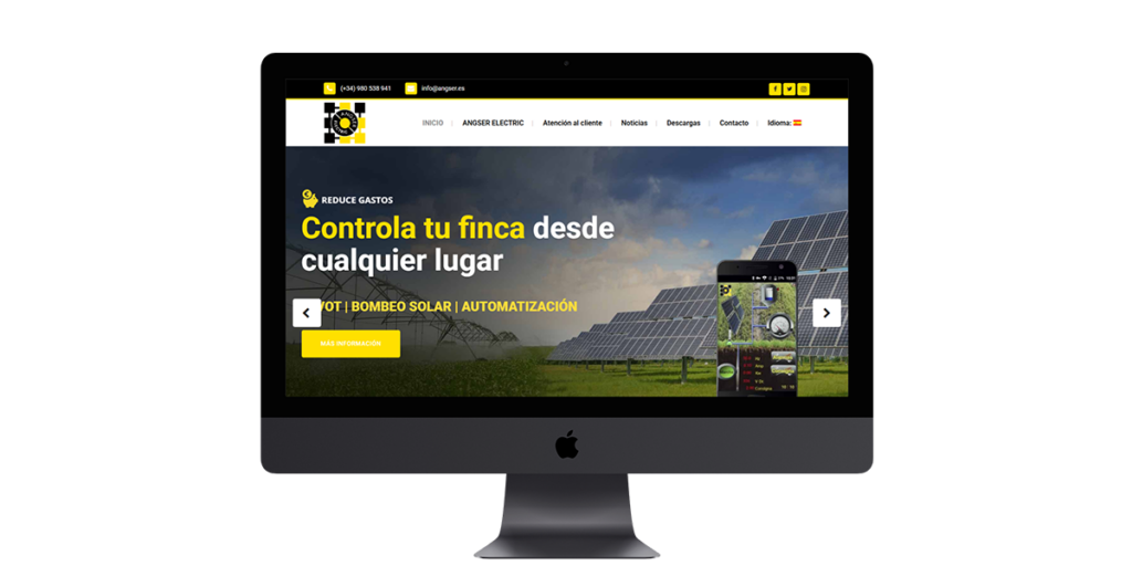 Diseño web para angser electric