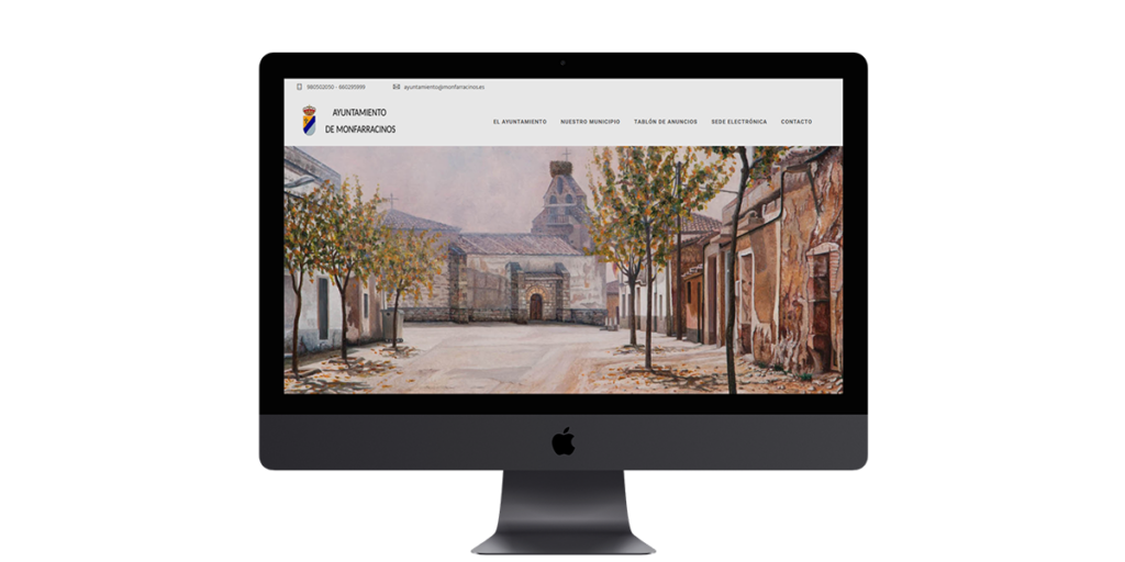 Diseño Web para el Ayuntamiento de Monfarracinos