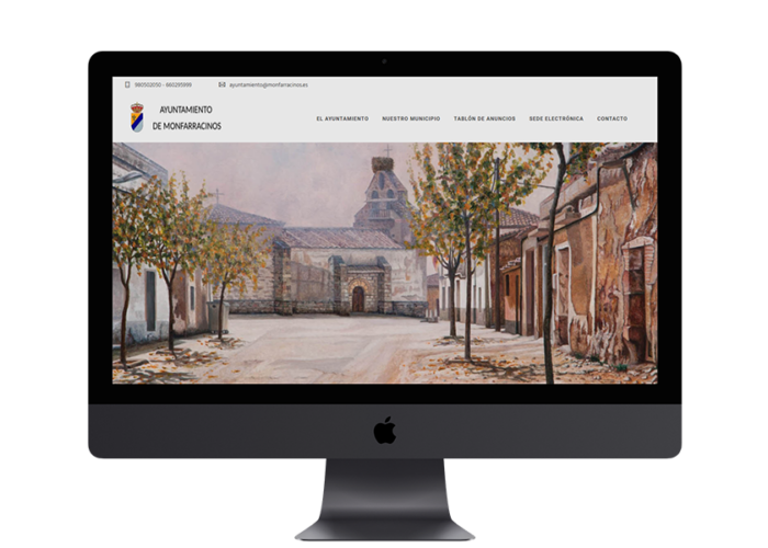 Diseño Web para el Ayuntamiento de Monfarracinos