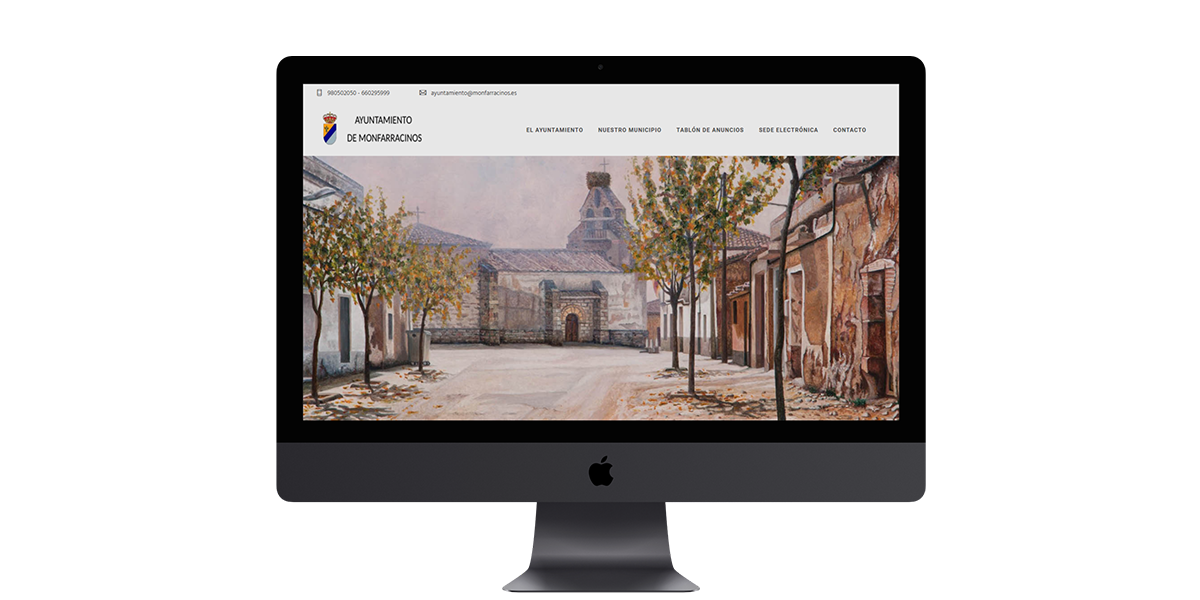 Diseño Web para el Ayuntamiento de Monfarracinos