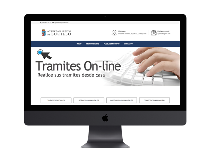 Diseño Web para el Ayuntamiento de Lucillo