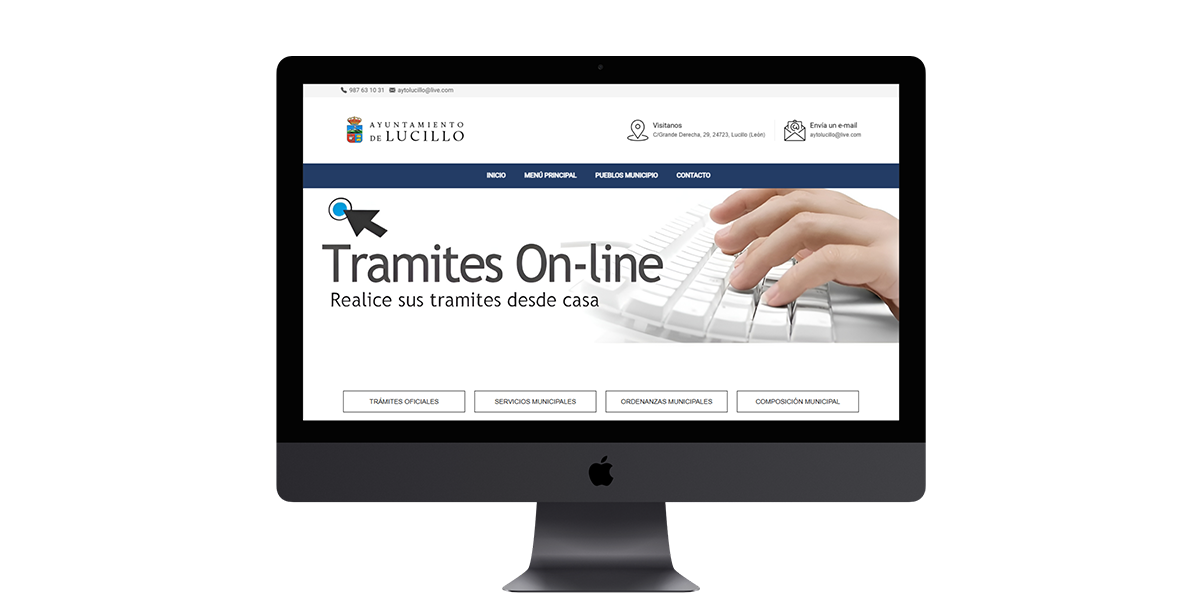 Diseño Web para el Ayuntamiento de Lucillo