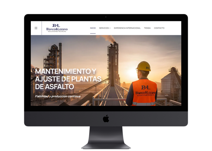 Diseño web para Blanco&Lozano
