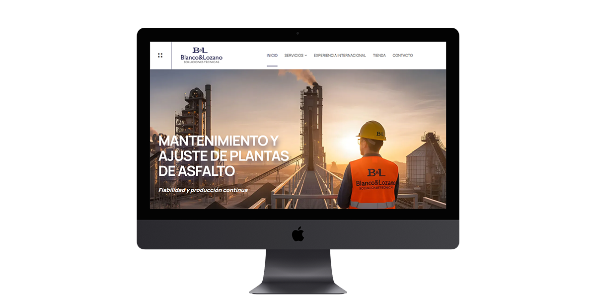 Diseño web para Blanco&Lozano
