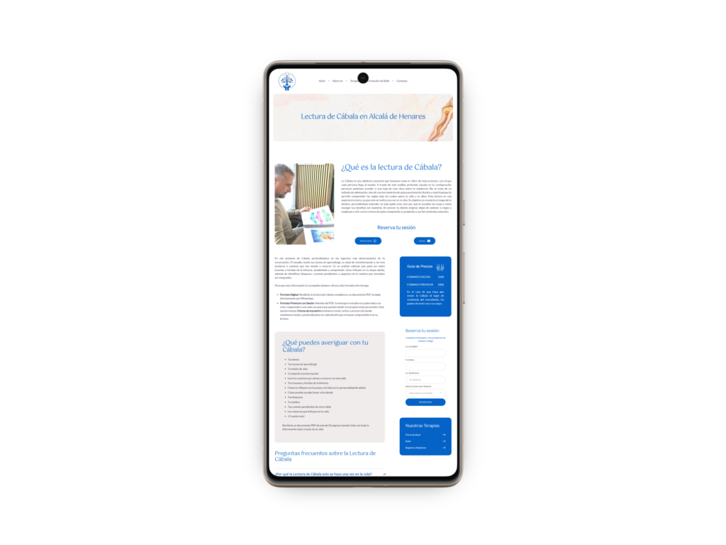Web Responsive Centro Antheas
