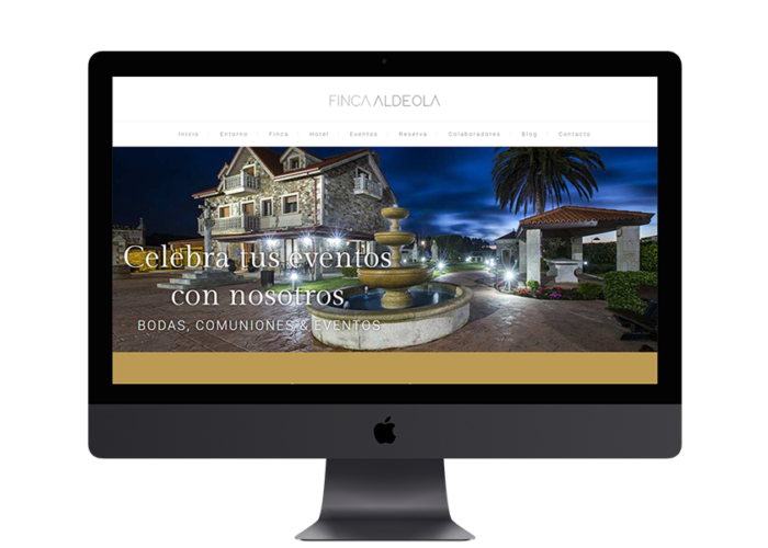 Diseño Web Finca Aldeola