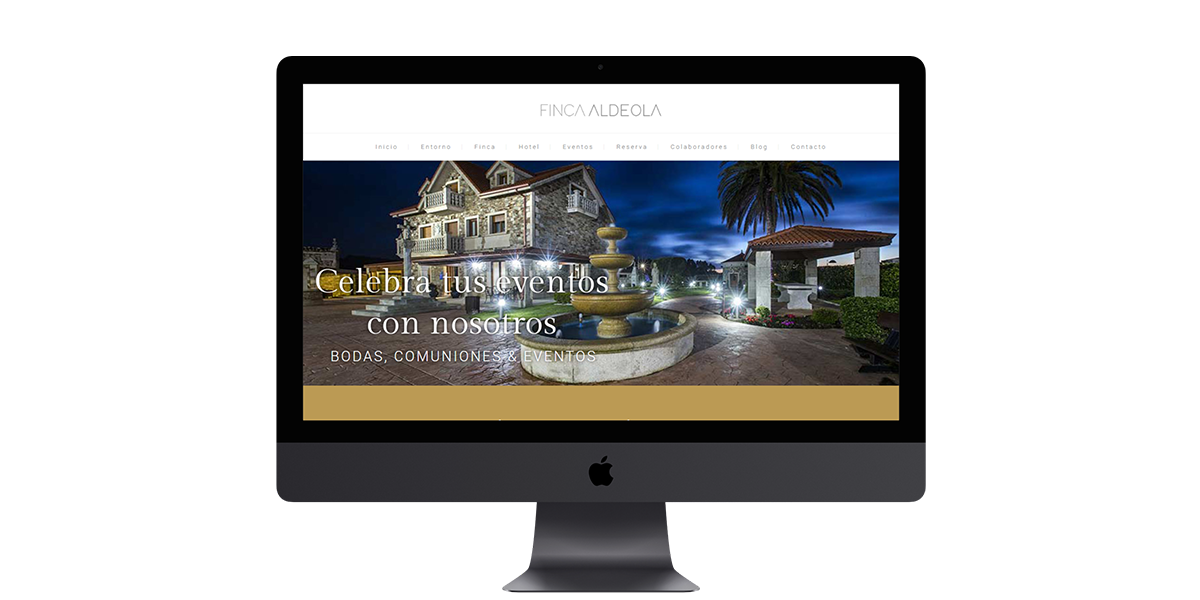 Diseño Web Finca Aldeola