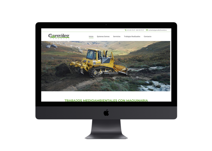 diseño web para gonzález forestal
