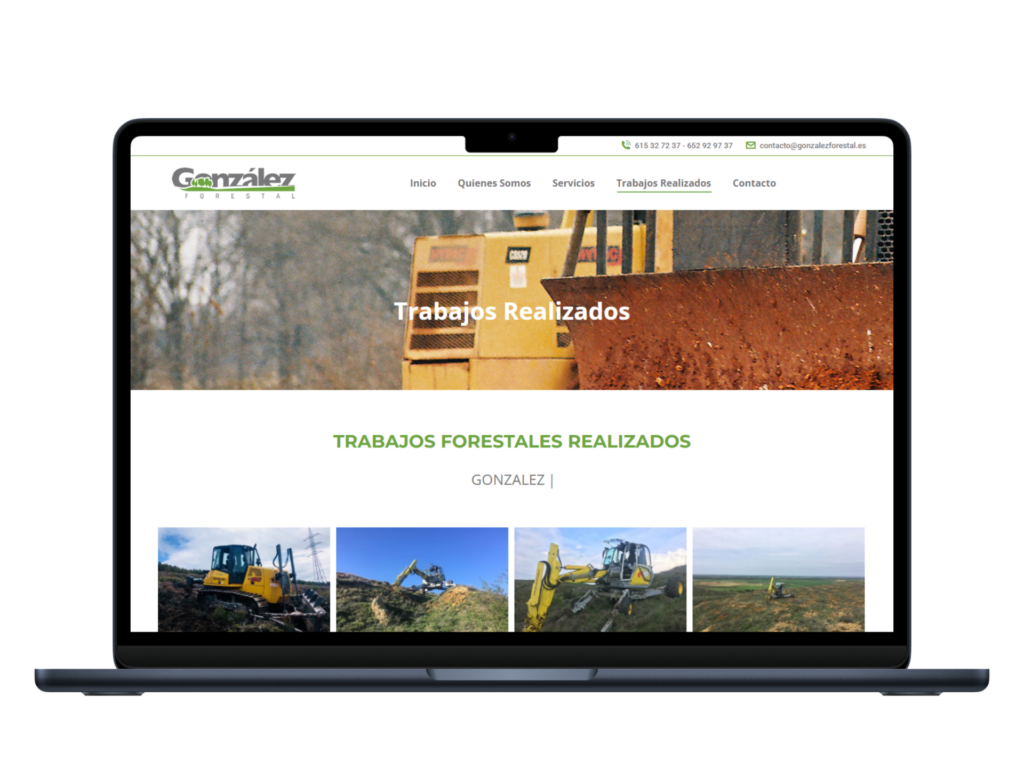 diseño web para gonzalez forestal portatil