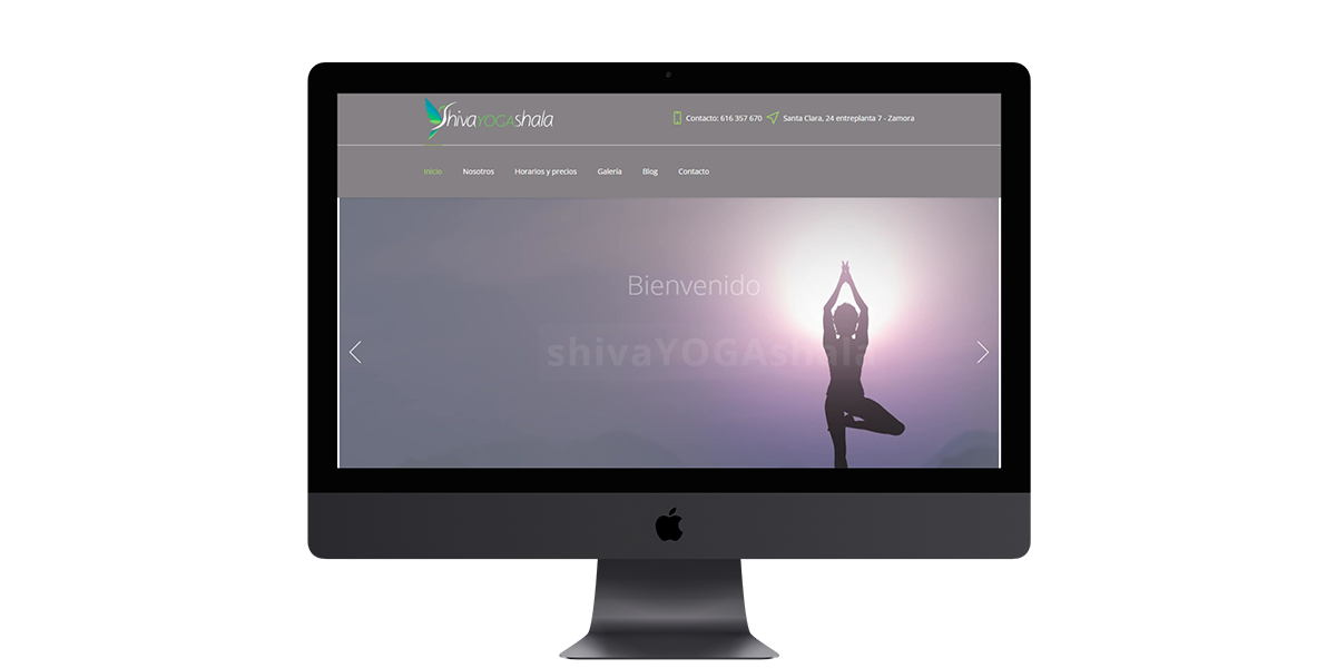 DIseño Web ShivaYogaShala