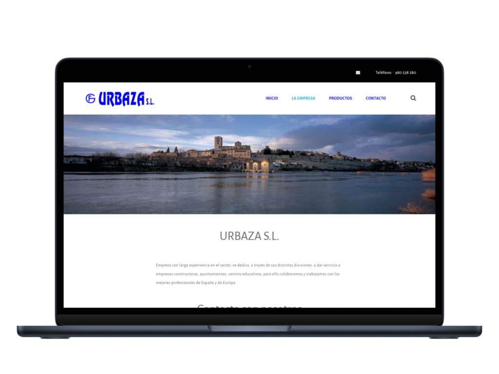 Diseño Web Urbaza portatil