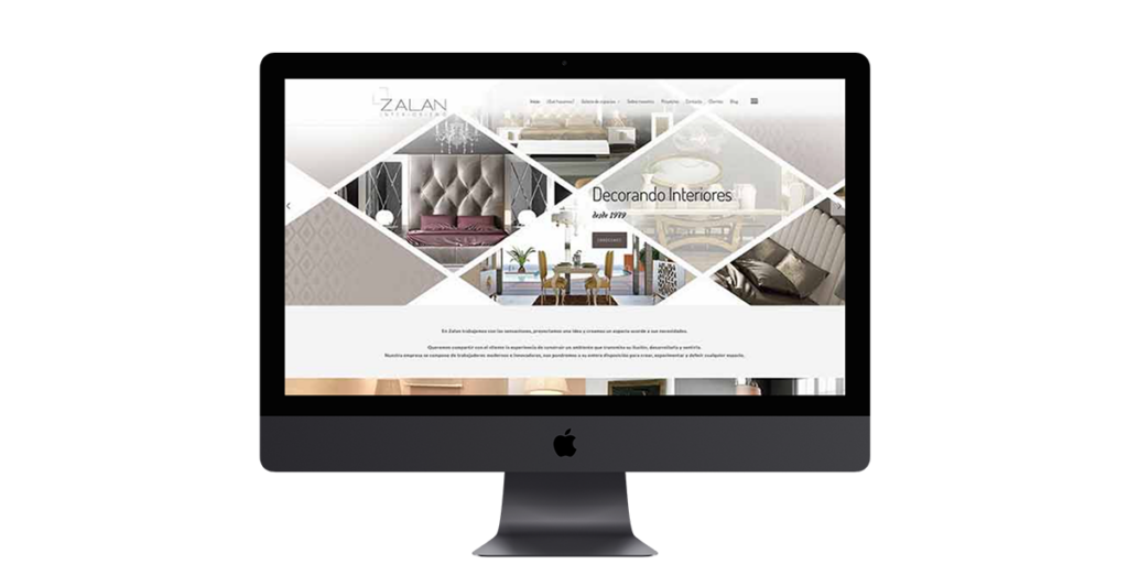 Diseño Web Zalan Interiorismo