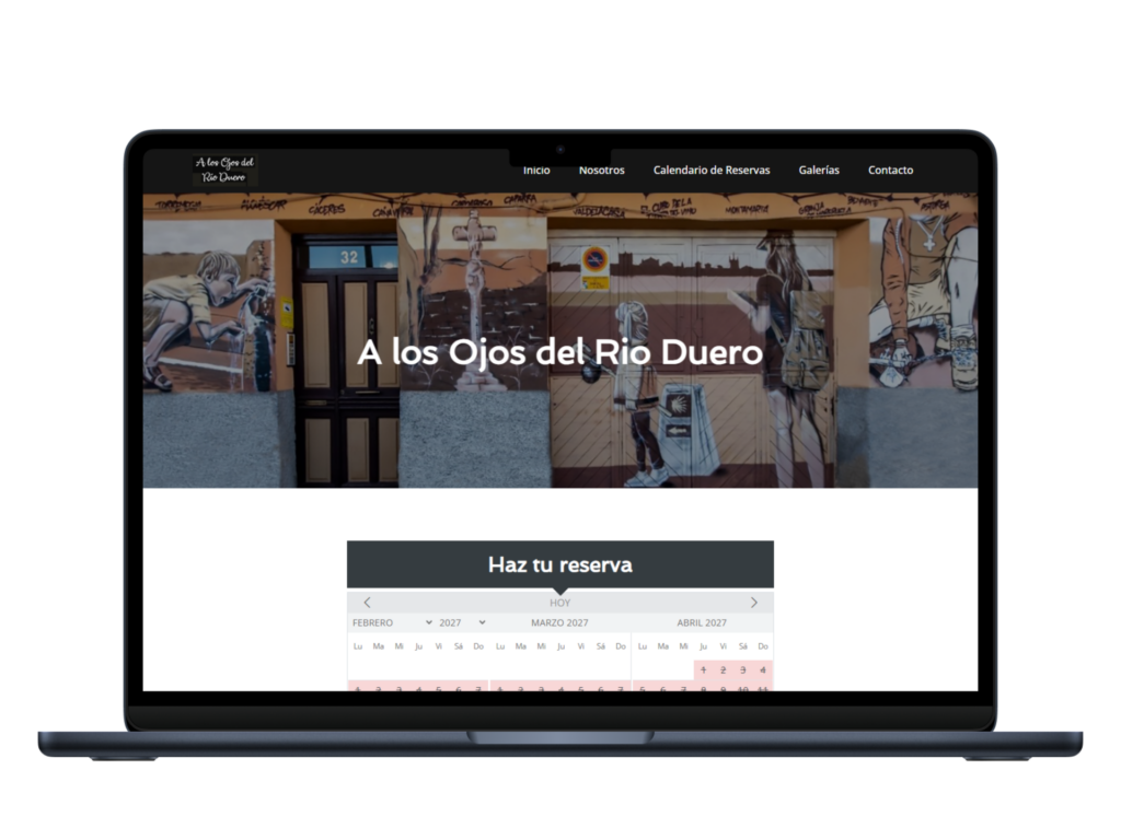 Web alojamiento turistico portatil