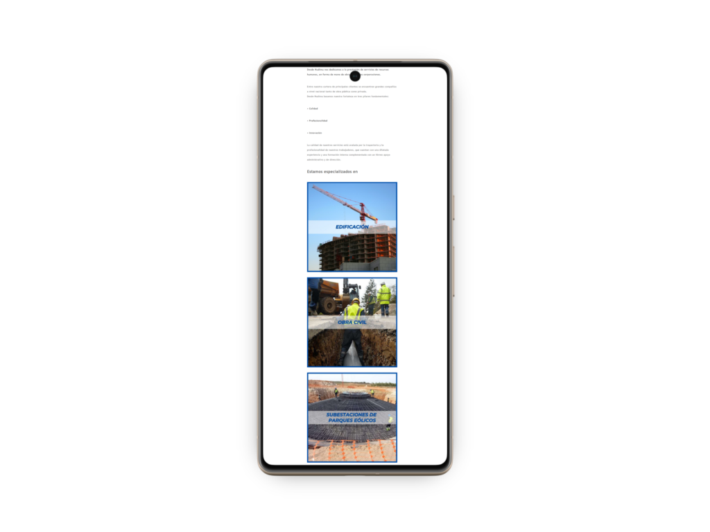 Diseño Web Nudimu responsive