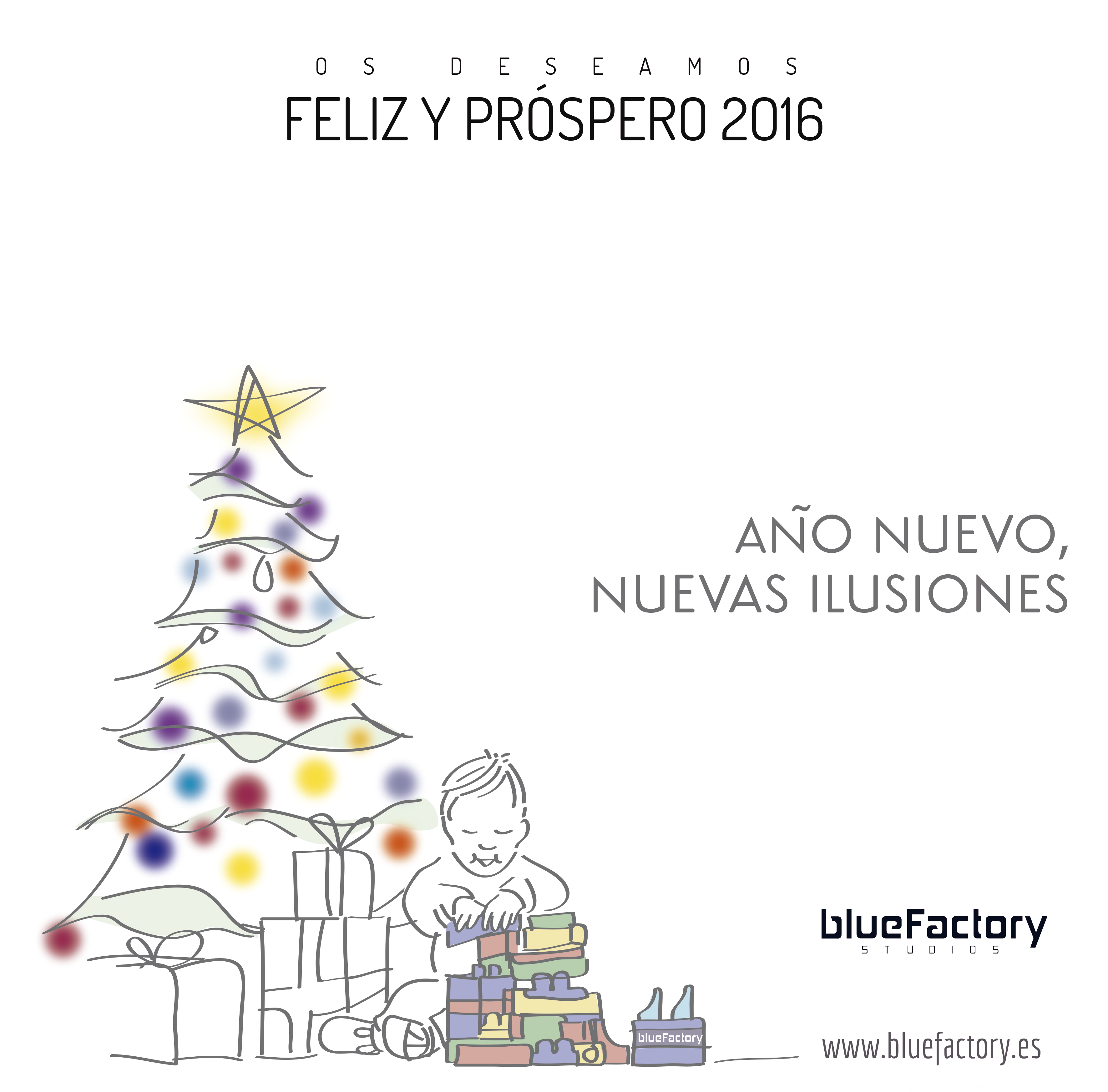 Bluefactory Studios les desea una feliz Navidad