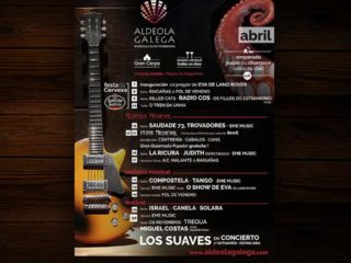 Diseño de Cartel para Festival de música y gastronomía en Galicia