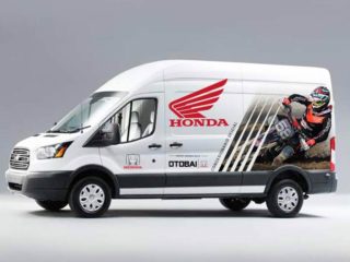 Diseño rotulación vehículos Honda