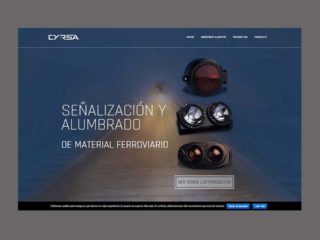 Diseño de página web para Cyrsa