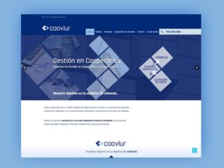 Página web para Cooviur Desarrollos