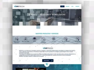 Diseño de página web para NSR Tech