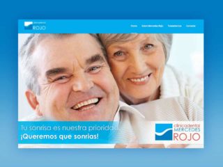 Página web Clínica dental Mercedes Rojo
