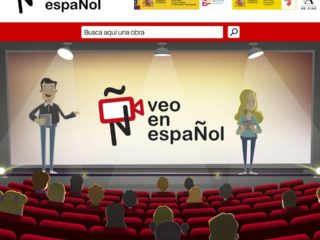 Diseño de cabecera para el portal Veo en español de la AEE